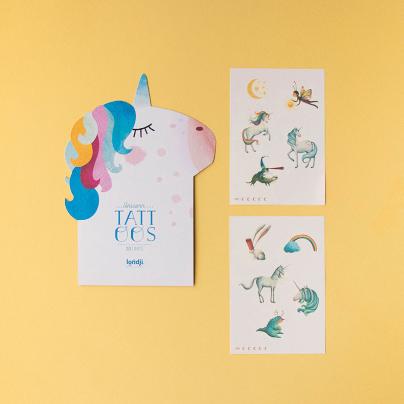 10 calcomanías fantásticas de unicornios